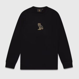 Classic Owl Crewneck Sweatshirt Black
