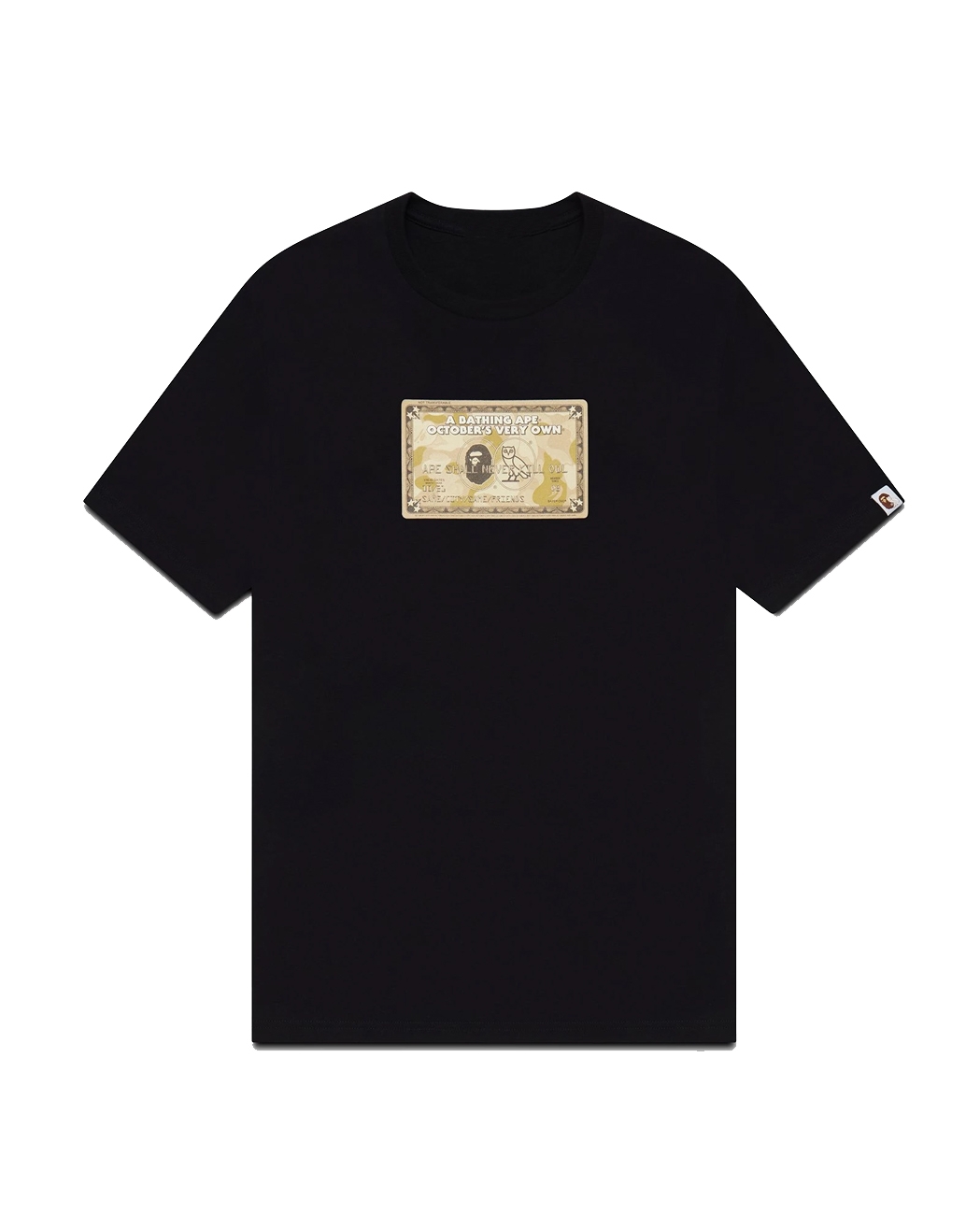 OVO x Bape Gold Card T-Shirt – Black