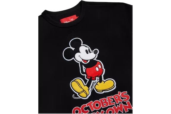 OVO x Disney Classic Mickey Crewneck Sweatshirt – Black