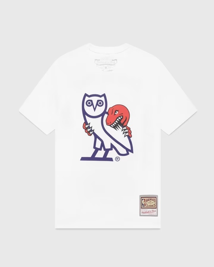 Ovo® x Mitchell and Ness 95 Raptors Og Owl T-shirt