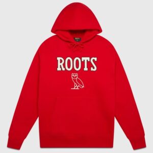 Ovo® x Roots Athletics Owl Hoodie Red