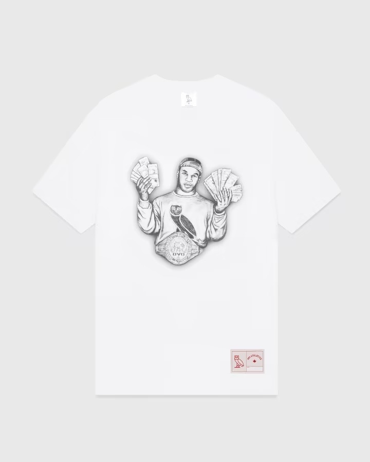 Ovo® x Tyson ‘money Mike’ T-shirt White